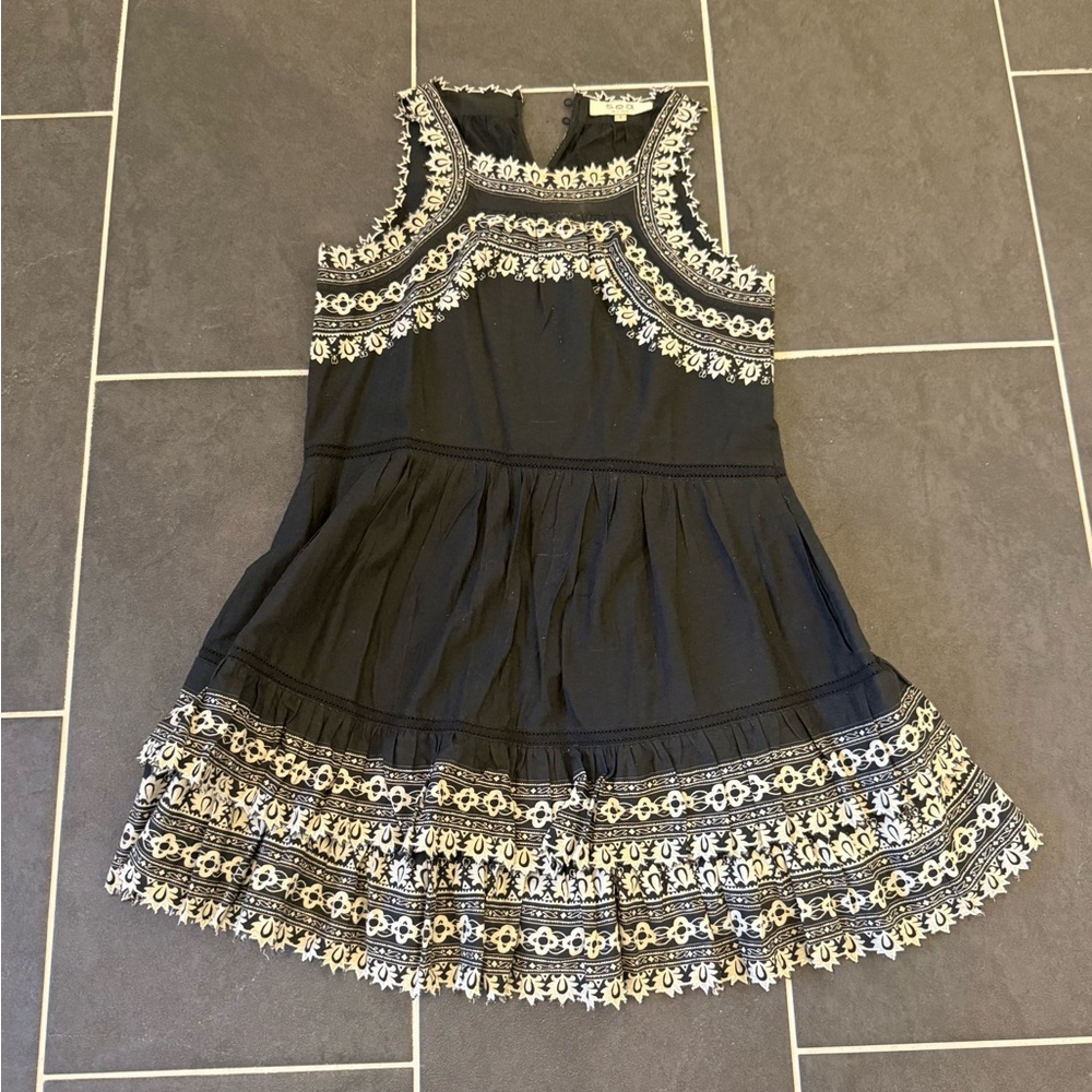 Sea New York Black and White Mini Dress